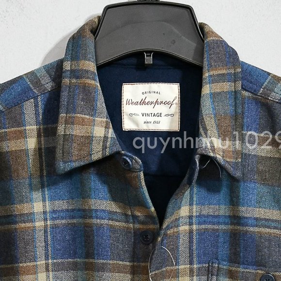 Weatherproof Vintage Men’s Fleece Shirt Jacket. - Picture 3 of 7